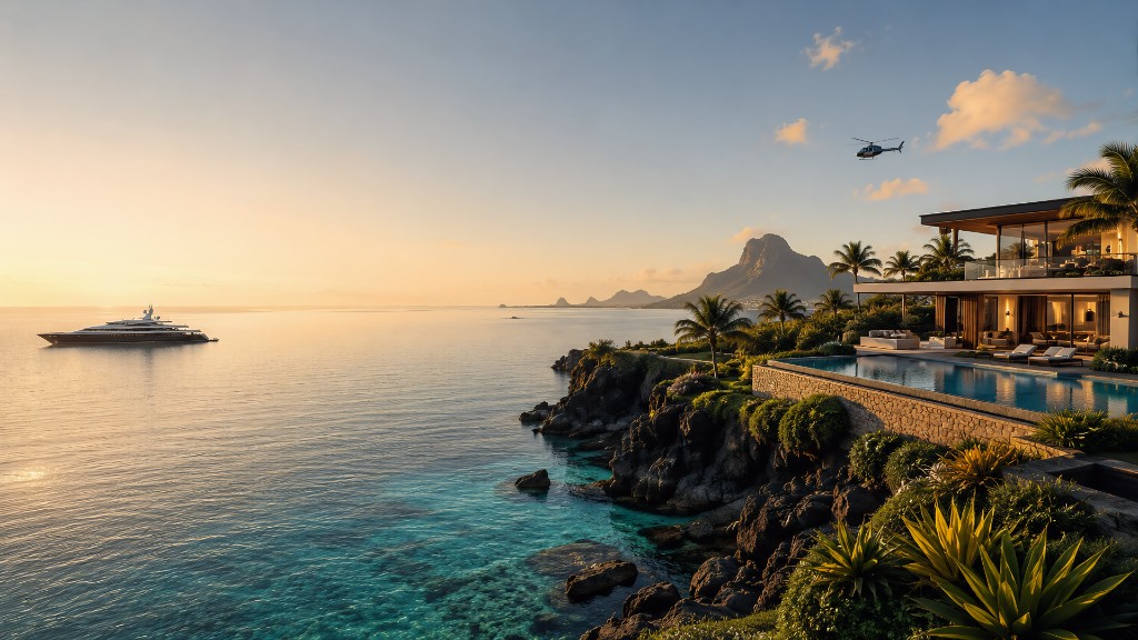 Mauritius coastal residence — private lifestyle setting